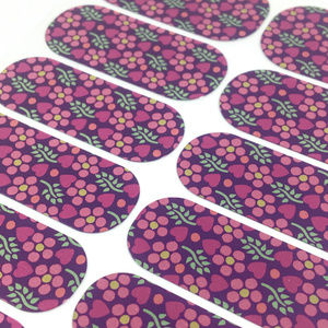 Jamberry Blossoming Love Nail Wraps SSE Full Sheet